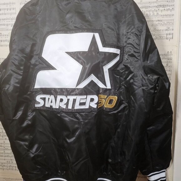 LA Dodgers Black Varsity Jacket L - Picture 2 of 11
